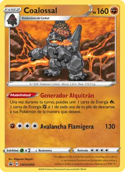 Coalossal, Cartas de promoción ESES No. SWSH054 Normal