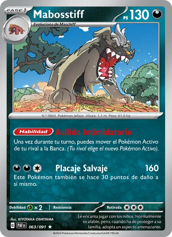 Mabosstiff, Destinos de Paldea Nº 063