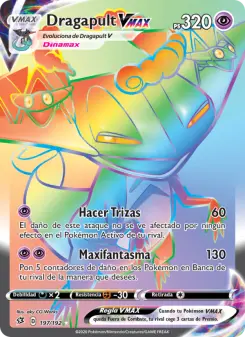 Dragapult VMAX, Choque Rebelde No. 197 Holo