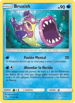 Bruxish, Truenos Perdidos No. 70 Normal