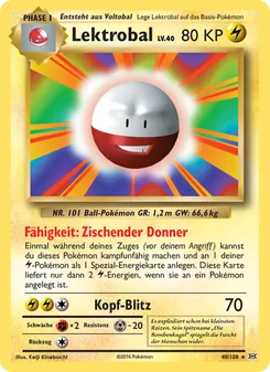 Lektrobal, Evolution No. 40 Normal