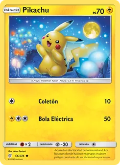 Pikachu, Mentes Unidas No. 56 Normal