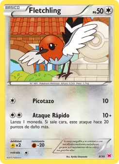 Fletchling, Kit de Entrenador XY (Latias) No. 4 Normal