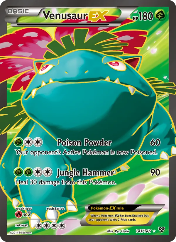 Venusaur EX, XY No. 141