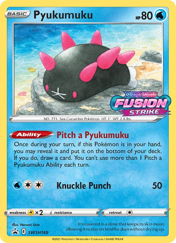 Pyukumuku, SWSH Black Star Promos Nº SWSH169