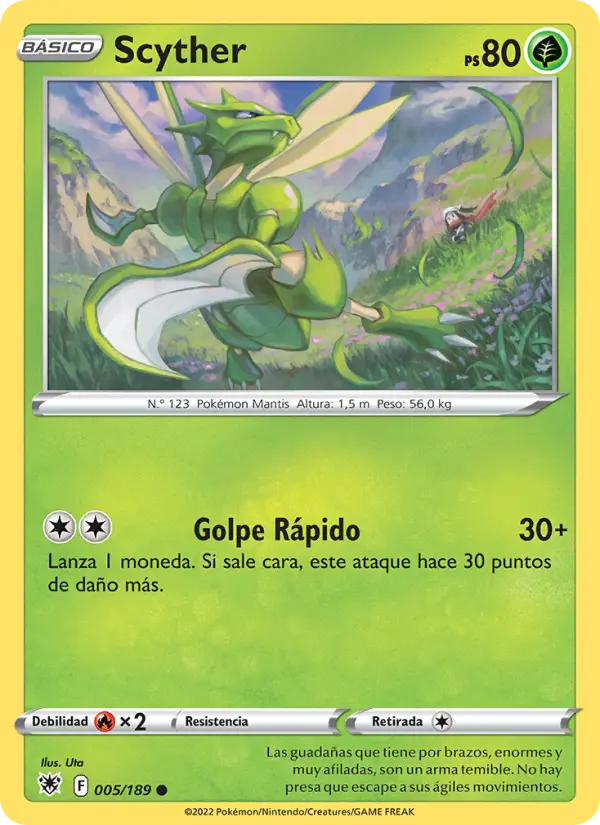Scyther, Resplandor Astral No. 005