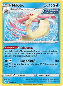 Milotic, Drachenwandel No. 38 Normal