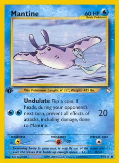 Mantine, Neo Genesis No. 64 Normal