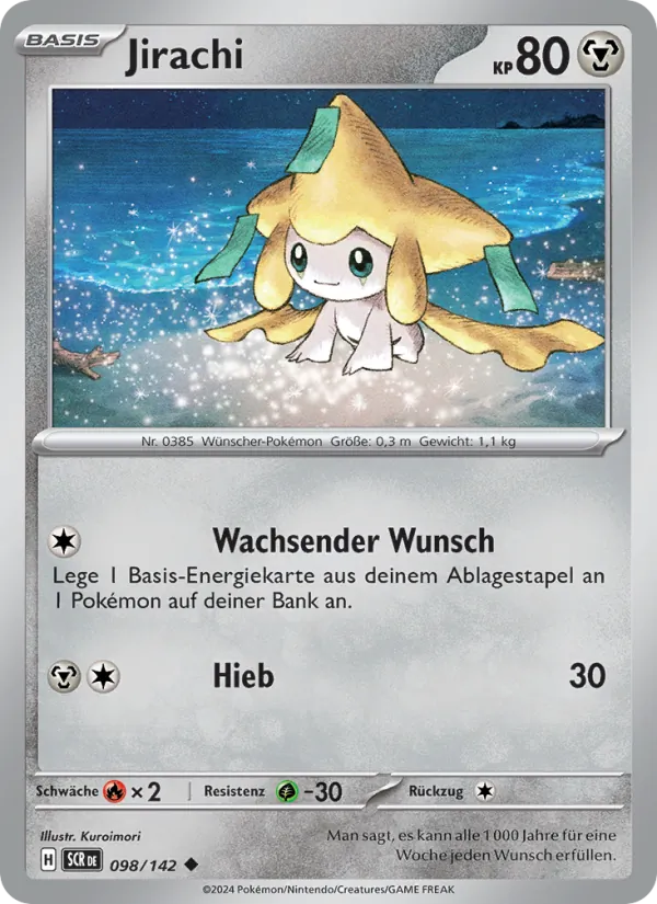 Jirachi, Stellarkrone Nº 098