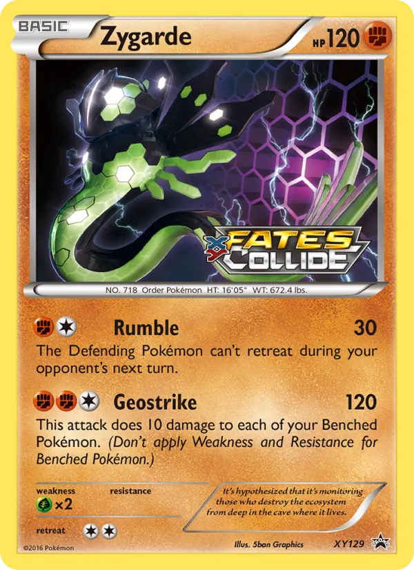 Zygarde, XY Black Star Promos No. XY129