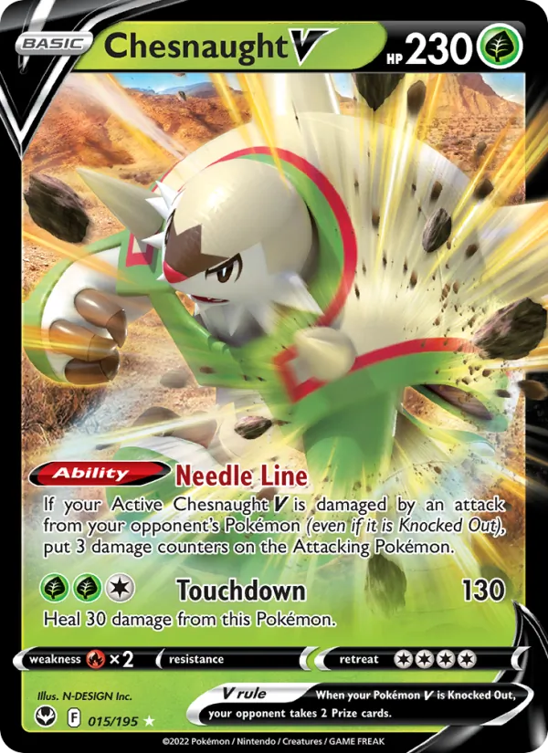 Chesnaught V, Silver Tempest No. 015