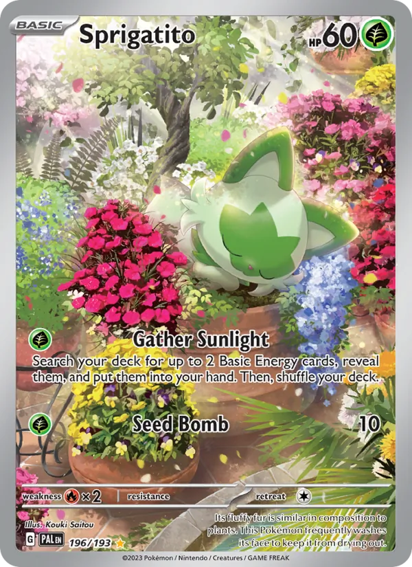 Sprigatito, Paldea Evolved No. 196