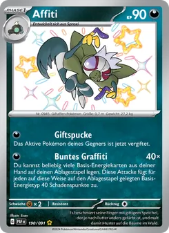 Affiti, Paldeas Schicksale No. 190 Holo