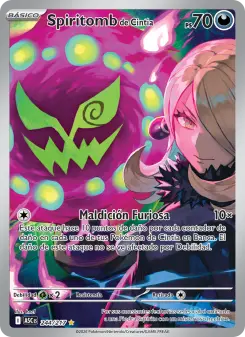 Spiritomb de Cintia, Héroes Ascendentes Nº 244 Holo