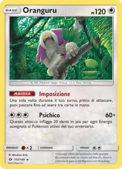 Oranguru, Sole e Luna No. 113 Normal
