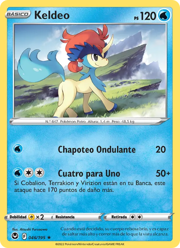 Keldeo, Tempestad Plateada No. 046