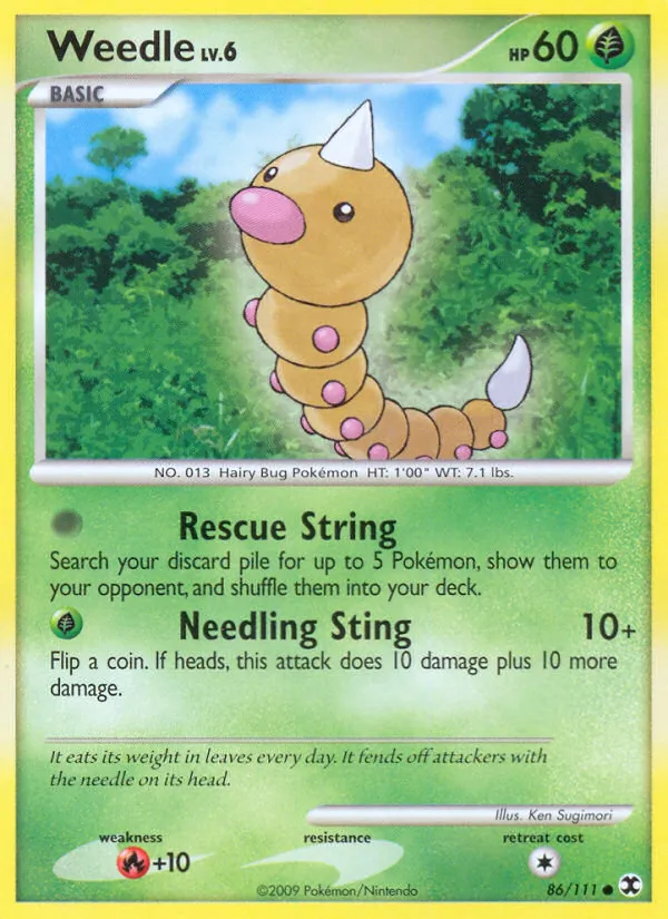 Weedle, Rising Rivals Nº 86
