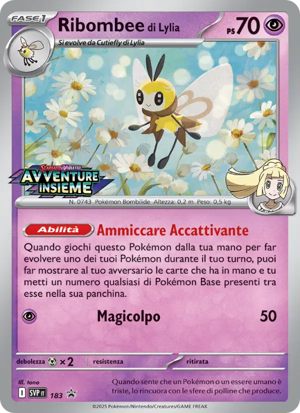 Ribombee di Lylia, SVP Black Star Promos No. 183