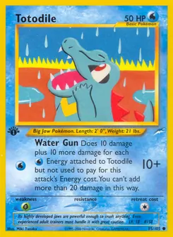 Totodile, Neo Destiny Nº 85 Normal