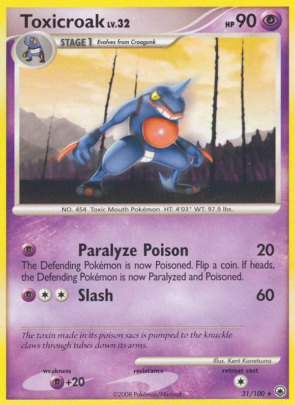 Toxicroak, Majestic Dawn Nº 31