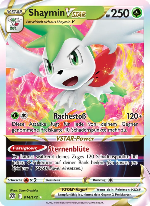 Shaymin VSTAR, Strahlende Sterne Nº 014