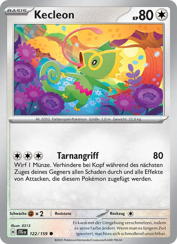 Kecleon, Reisegefährten No. 122