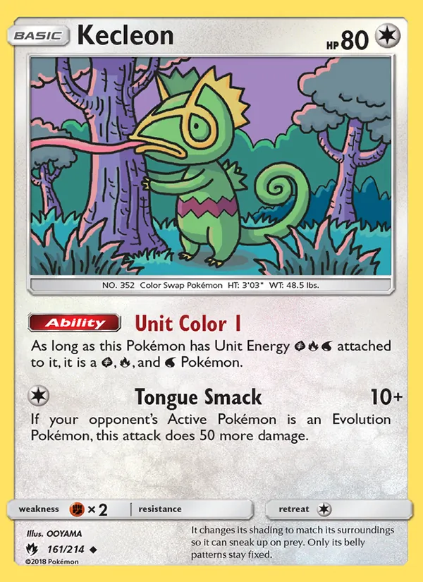 Kecleon, Lost Thunder No. 161
