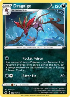 Dragalge, Crown Zenith Nº 082 Normal