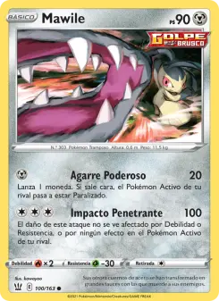 Mawile, Estilos de Combate Nº 100 Normal