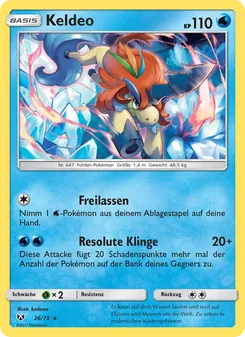 Keldeo, Schimmernde Legenden No. 26 Normal