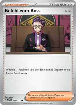 Befehl vom Boss, Erhabene Helden No. 183 Normal