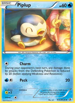 Piplup, Legendary Treasures No. RC6