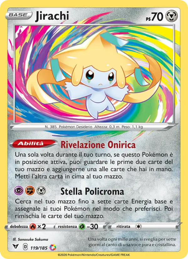 Jirachi, Voltaggio Sfolgorante Nº 119