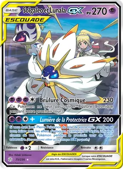 Solgaleo et Lunala GX, Éclipse Cosmique Nº 75 Normal