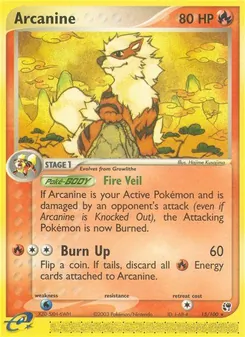 Arcanine, Sandstorm No. 15 Normal