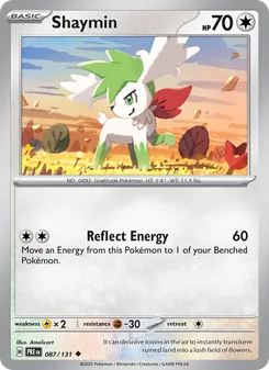 Shaymin, Prismatic Evolutions Nº 087 Normal