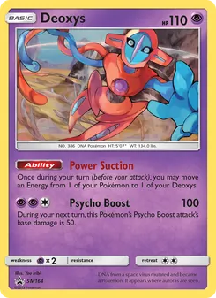 Deoxys, SM Black Star Promos Nº SM164 Normal