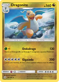 Dragonite, Sole e Luna No. 96 Normal