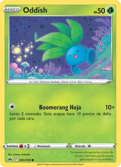 Oddish, Cenit Supremo No. 001 Normal