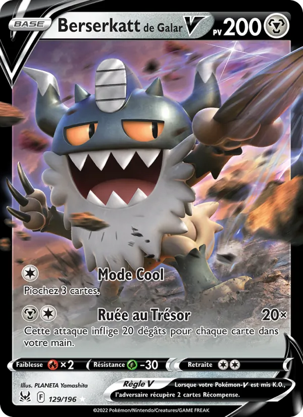Berserkatt de Galar V, Origine Perdue No. 129