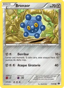 Bronzor, Próximos Destinos No. 75 Normal