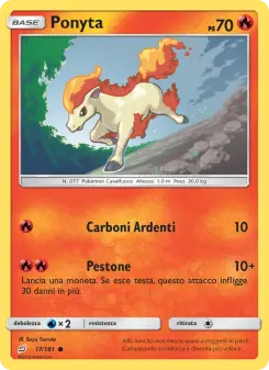 Ponyta, Gioco di Squadra No. 17 Normal