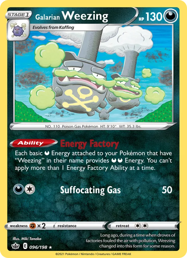 Galarian Weezing, Chilling Reign No. 96
