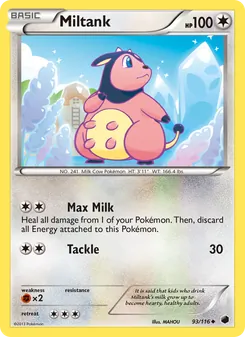 Miltank, Plasma Freeze No. 93 Normal