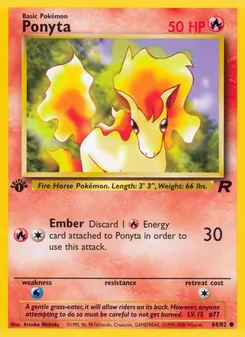Ponyta, Team Rocket No. 64 Normal