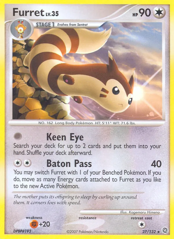 Furret, Secret Wonders No. 27