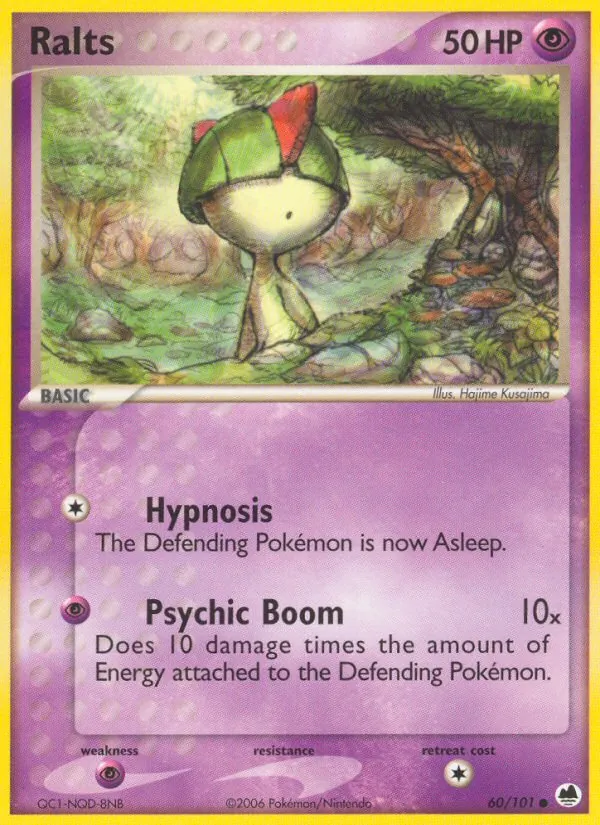 Ralts, Dragon Frontiers No. 60