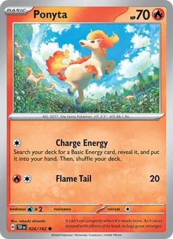 Ponyta, Temporal Forces No. 026 Normal