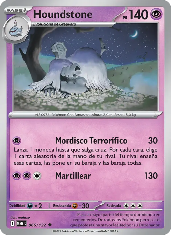 Houndstone, Megaevolución No. 066