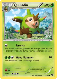 Quilladin, XY No. 13 Normal